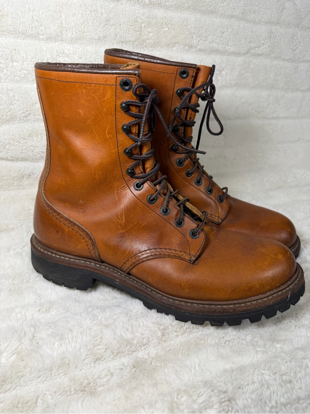 ❌SOLD❌Red Wing 899 Round Toe Leather Work Boots Mens Vibram UK 10 | US 11 |UK 44